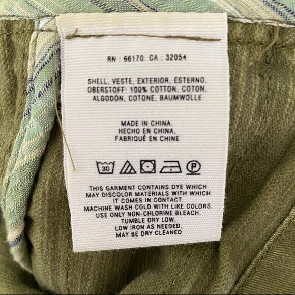 Hei Hei Olive Green Ruffle Back Jacket Anthro - Picture 8 of 8